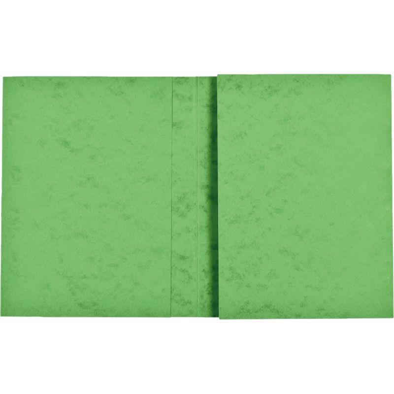 Image de  Lot de 10 protège-cahiers grands rabats en carte lustrée, pour format 24x32 cm, vert 