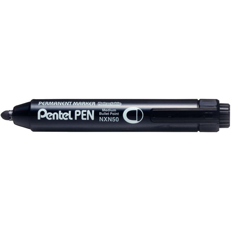 Image de  MARQUEUR PERMANENT RETRACTABLE NXN50 NOIR 