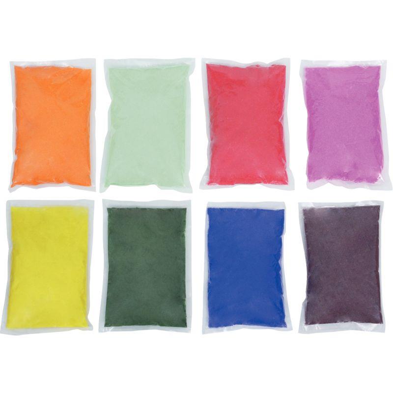 Image de  Lot de 8 sacs de de sable 1 kg coloris assortis 