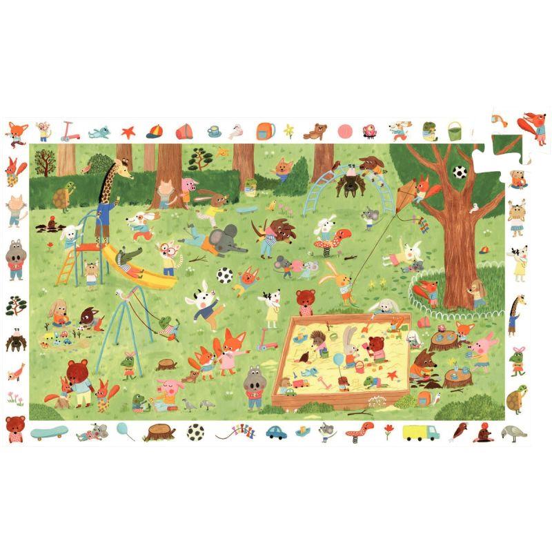 Image de  Puzzle d’observation 35 pièces, le square des amis 