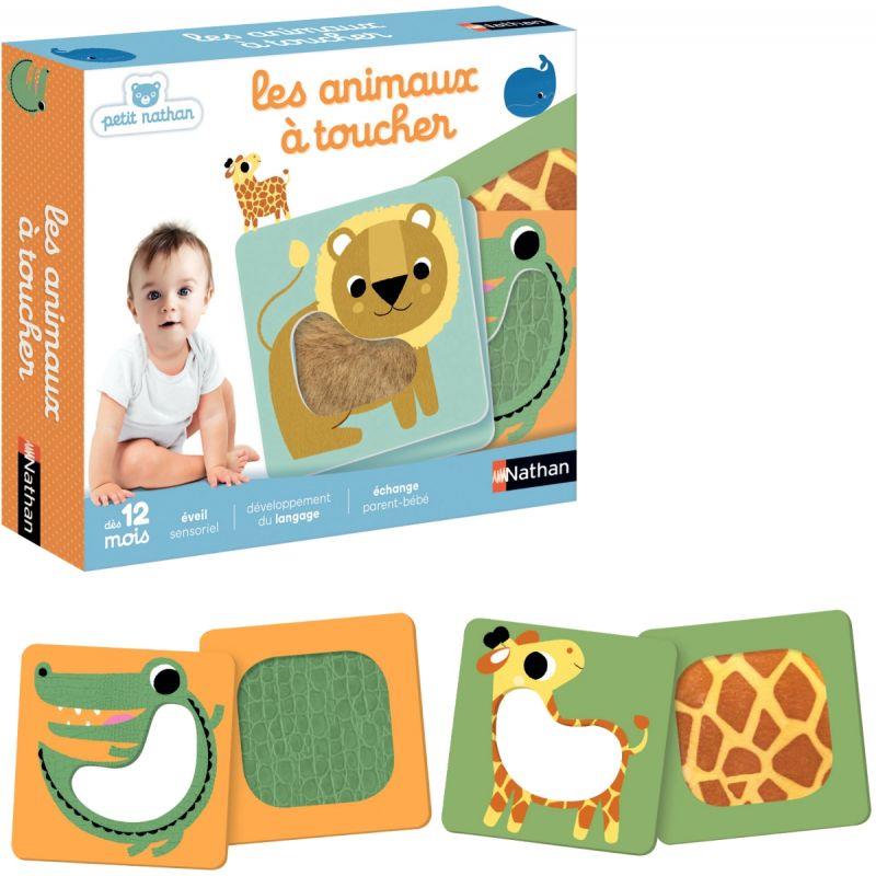 Image de  Les animaux sauvages à toucher NATHAN 