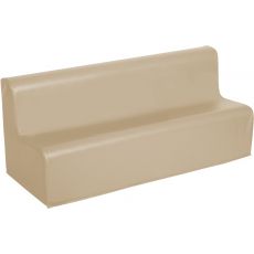 Image de  Canapé en PVC 110x40x45cm beige 