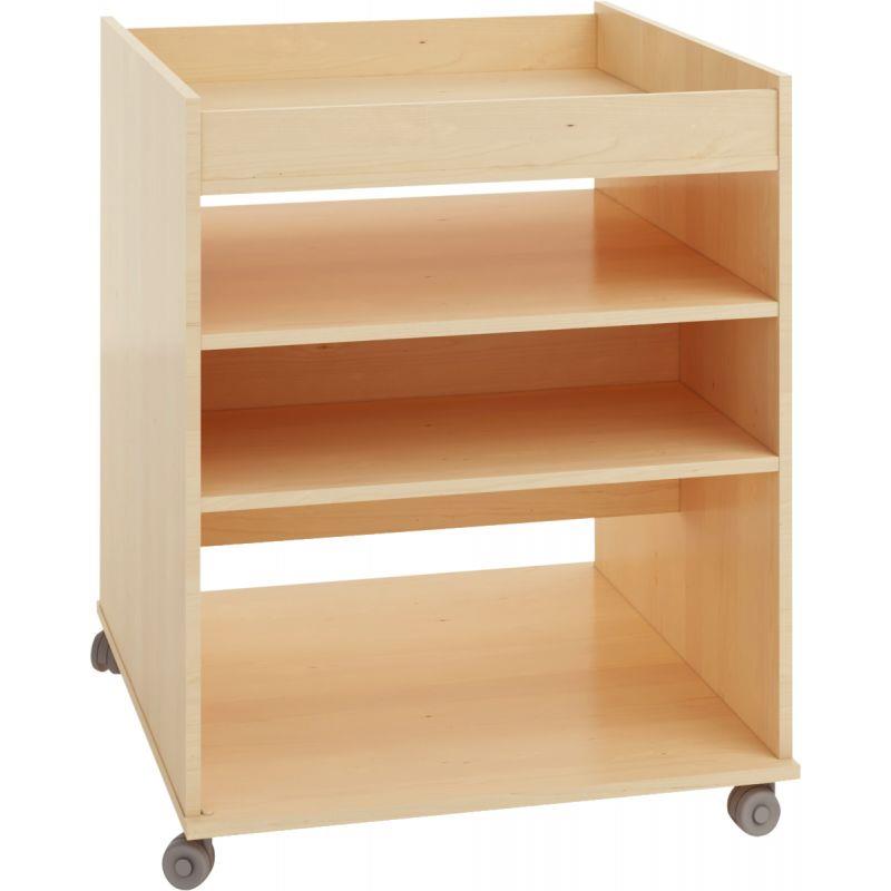 Image de  Meuble 5 roulettes avec étagères 