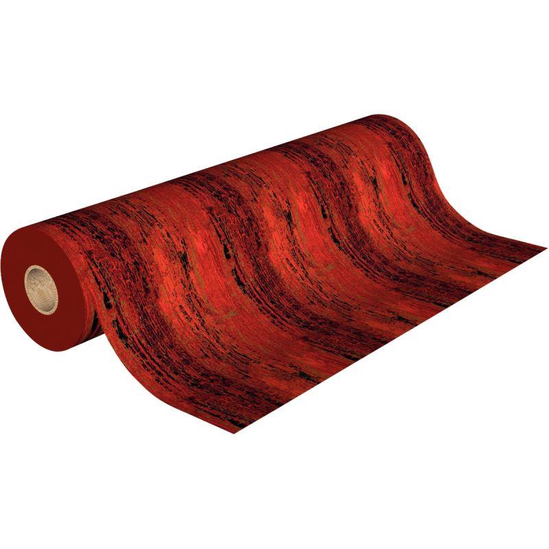 Image de  Rouleau papier cadeau 0.70x50 mètres rouge marbrée 
