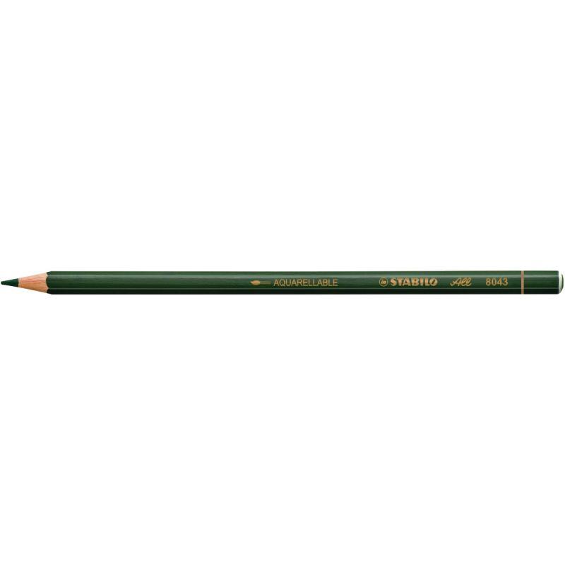 Image de  Boite de 12 crayons effaçables All verts 