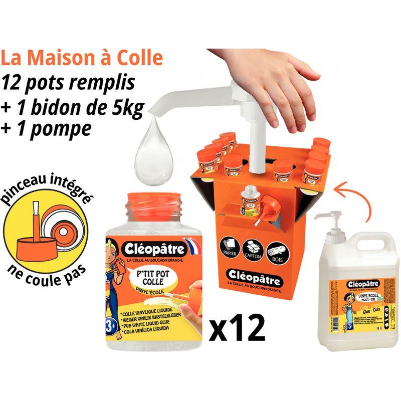 Image de Kit maison colle de 5kg + 12 pots de 50g