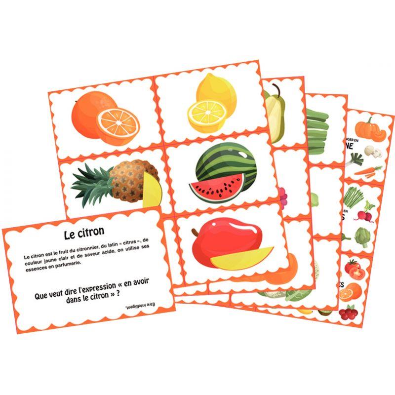 Image de  Lot 384 petites images légumes & fruits 