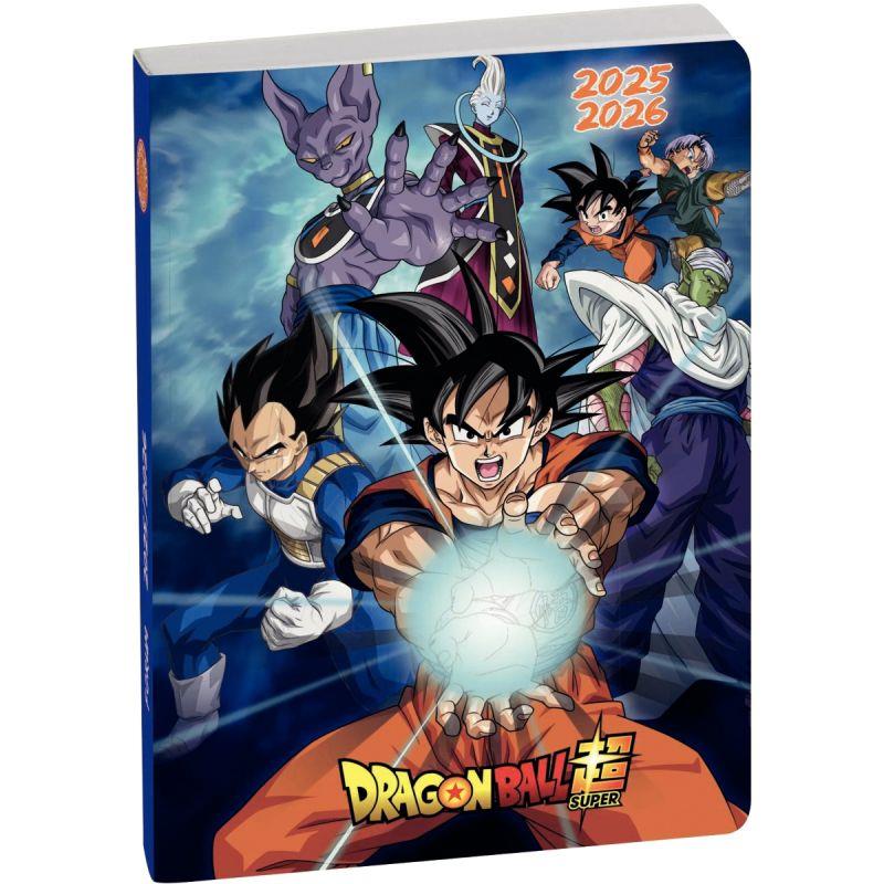 Ref. 57037, Agenda journalier 12x17 Dragon Ball Assortis, marque EXACOMPTA