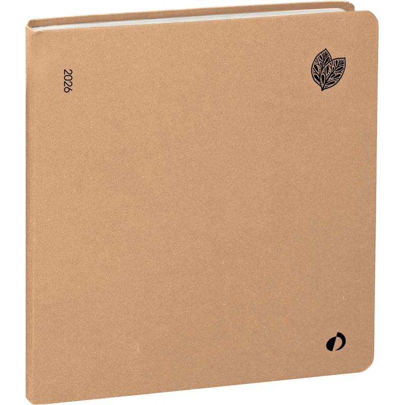 Image de  Agenda semainier Harmony 16x16cm Pécan 