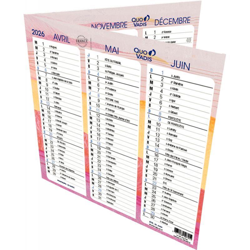 Image de  Calendrier origami iconique 36x18cm 