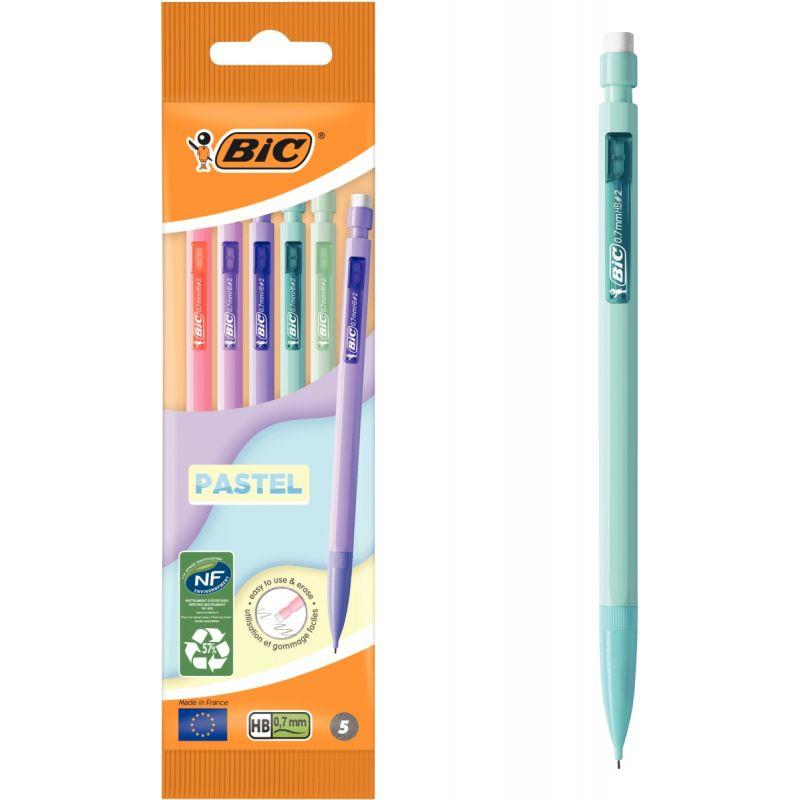 Image de  Blister de 5 portemines pastel 
