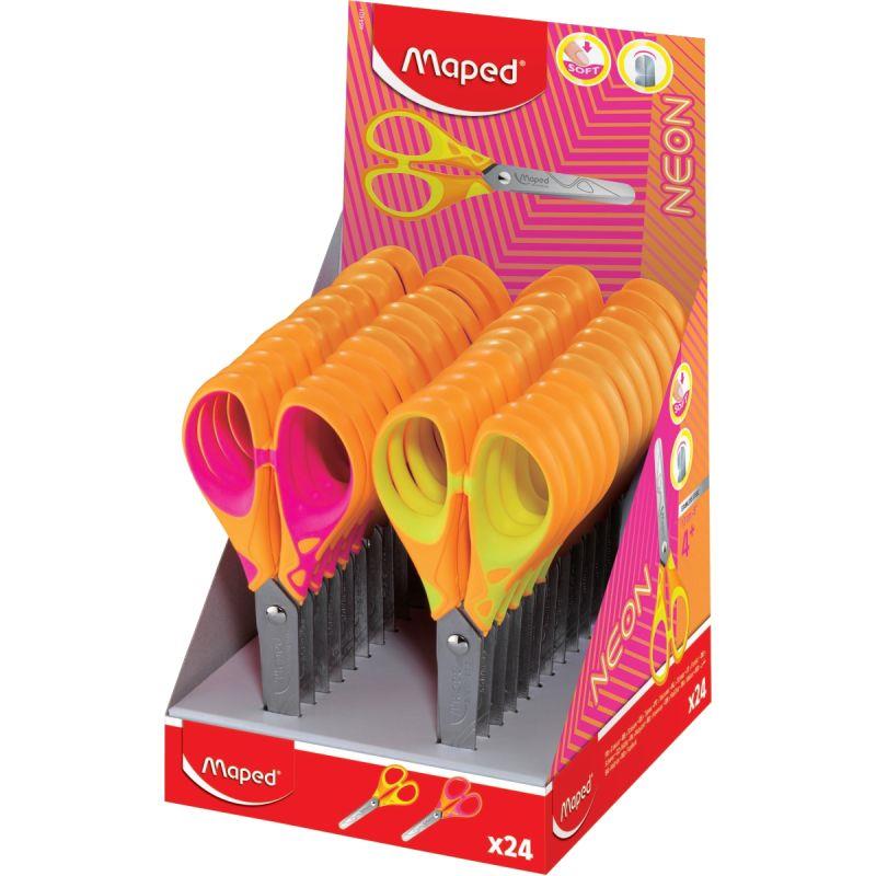 Image de  Ciseaux ESSENTIALS PULSE SOFT 13cm NEON 