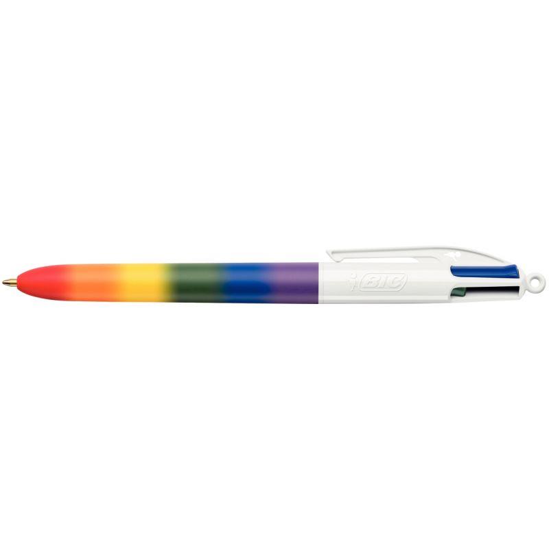 Image de  Stylo bille 4 couleurs rainbow vif 