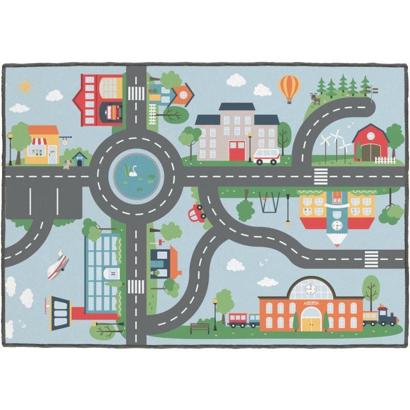 Ref. 57418, Lot de 2 tapis 95x133cm urbain, marque N.C
