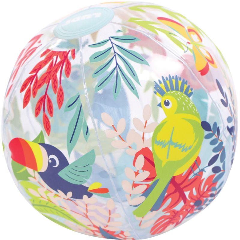 Ref. 57530, Ballon gonflable transparent, la jungle, marque N.C