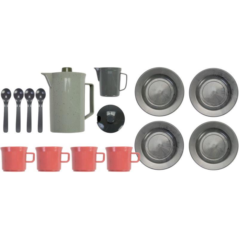 Ref. 57552, Service à café en plastique recyclé, marque DANTOY