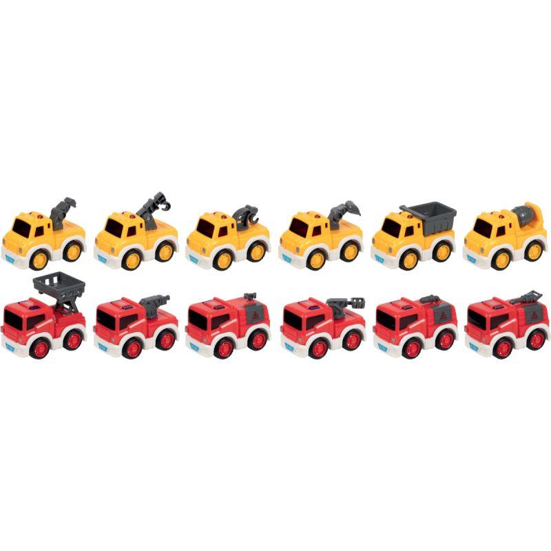 Image de  Lot de 12 véhicules à friction assortis 