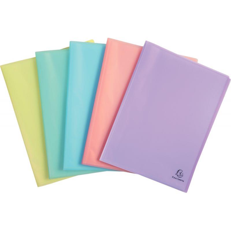 Image de  Protège-documents CHROMALINE Pastel 40 vues, coloris assortis 