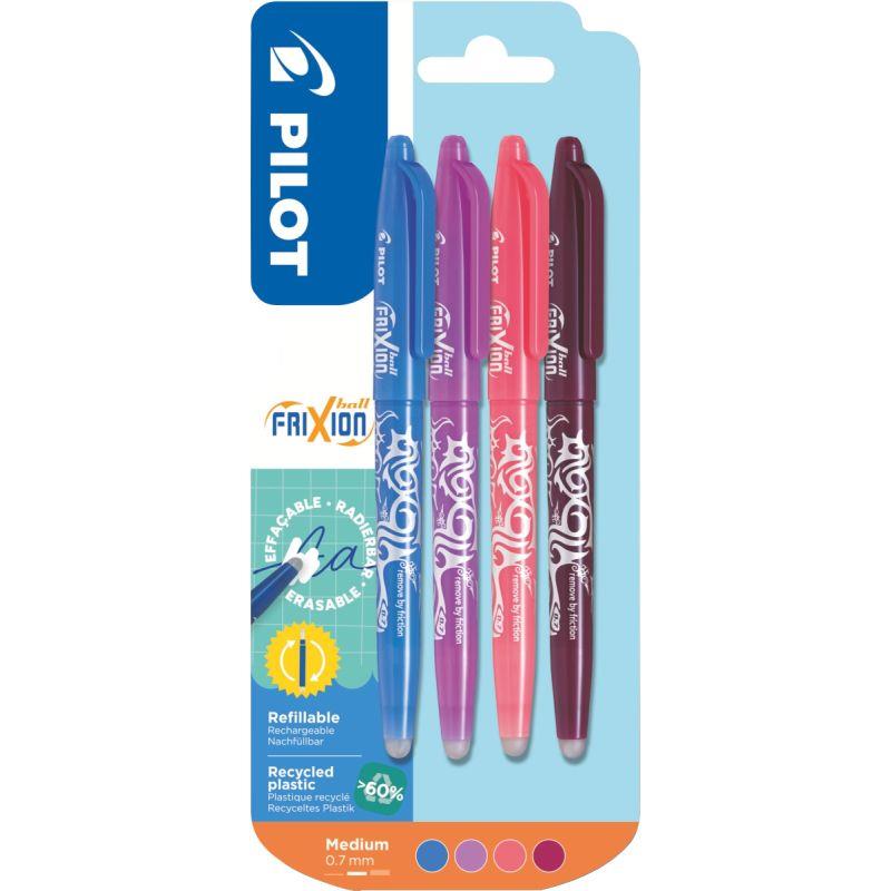 Image de  Blister 4 rollers Frixion Ball fun assortis 