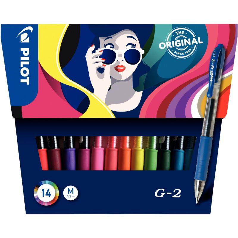 Image de  Pochette de 14 stylos G2 assortis 