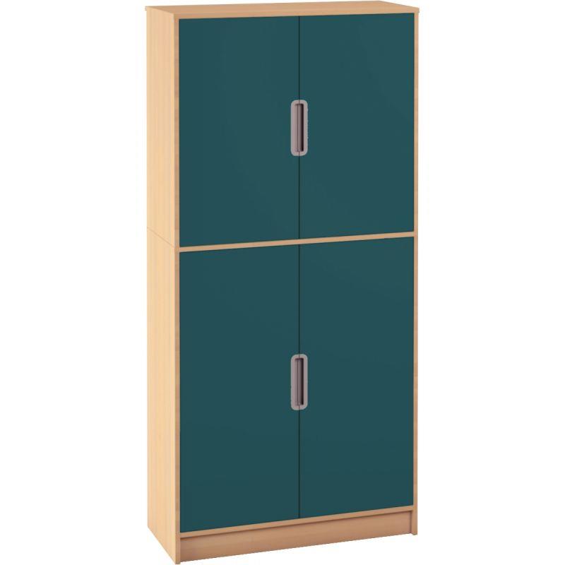 Image de  Lot de 2 portes hautes bleues 