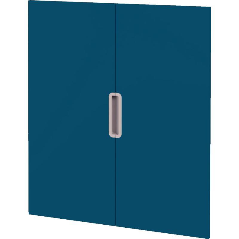Image de  Lot de 2 grandes portes 2/3 bleues 