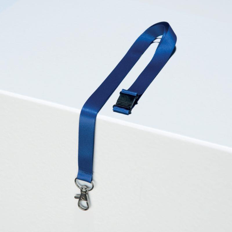 Image de  Boîte de 10 lacets textile recyclés bleu 