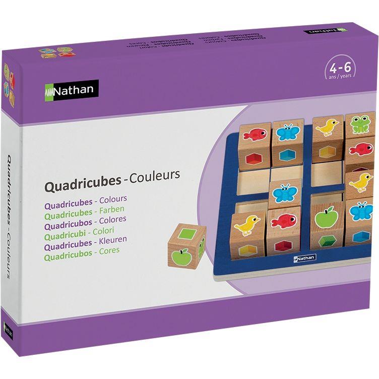 Ref. 58022, Quadricubes couleurs, marque NATHAN
