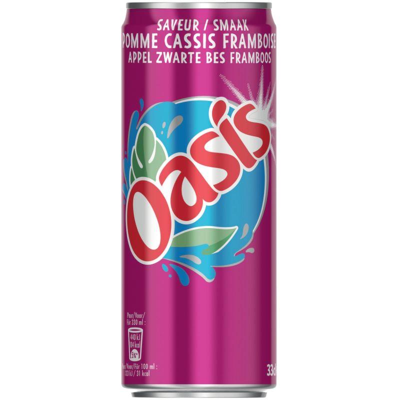 Image de  Lot de 24 canettes 33 centilitres Pomme Cassis Framboise 