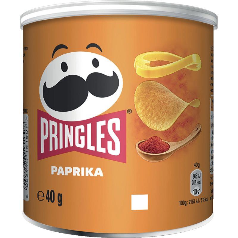 Image de  Lot 12 pringles paprika 40g 