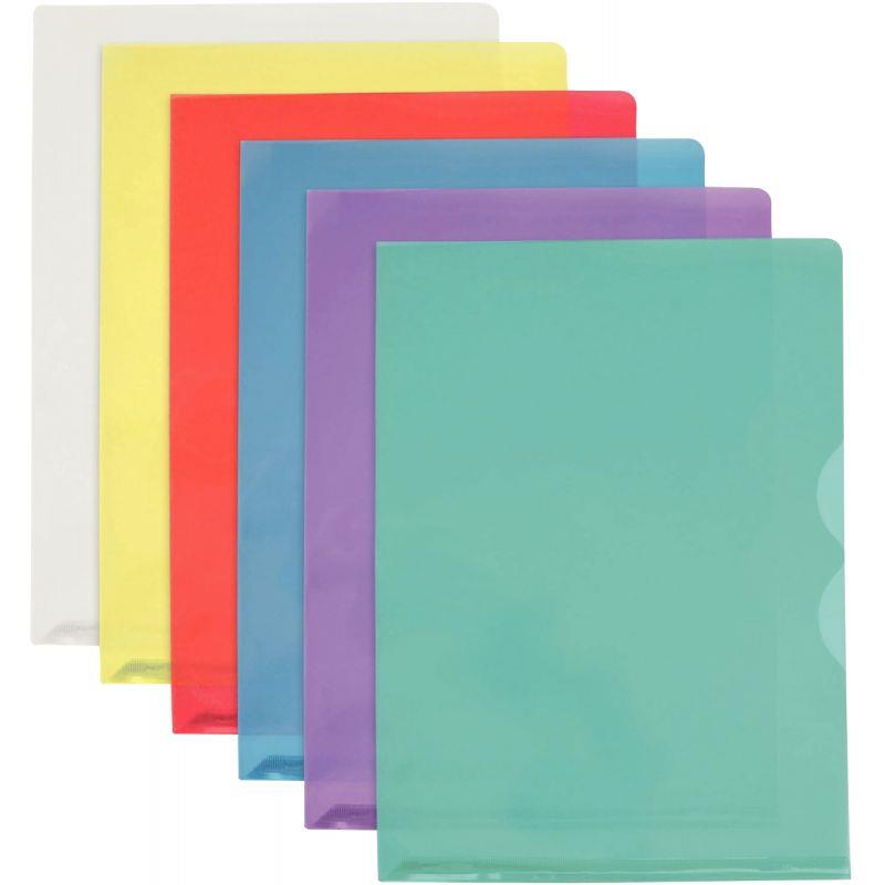 Image de  Boîte de 50 pochettes coin en PVC rigide FARD''OR, coloris assortis 