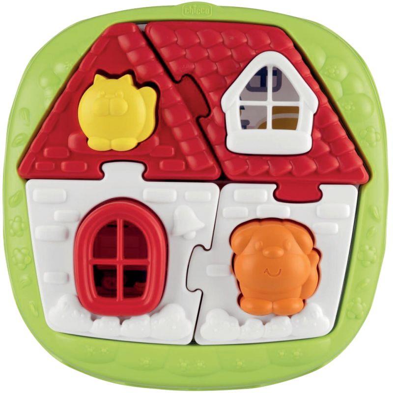 Ref. 58382, Puzzle 2 en 1 maison et ferme CHICCO, marque CHICCO