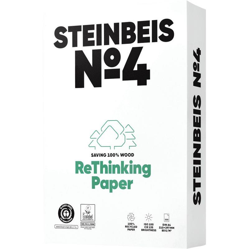 Image de  Ramette de 500 feuilles format A3 80g blanc STEINBEIS N°4 
