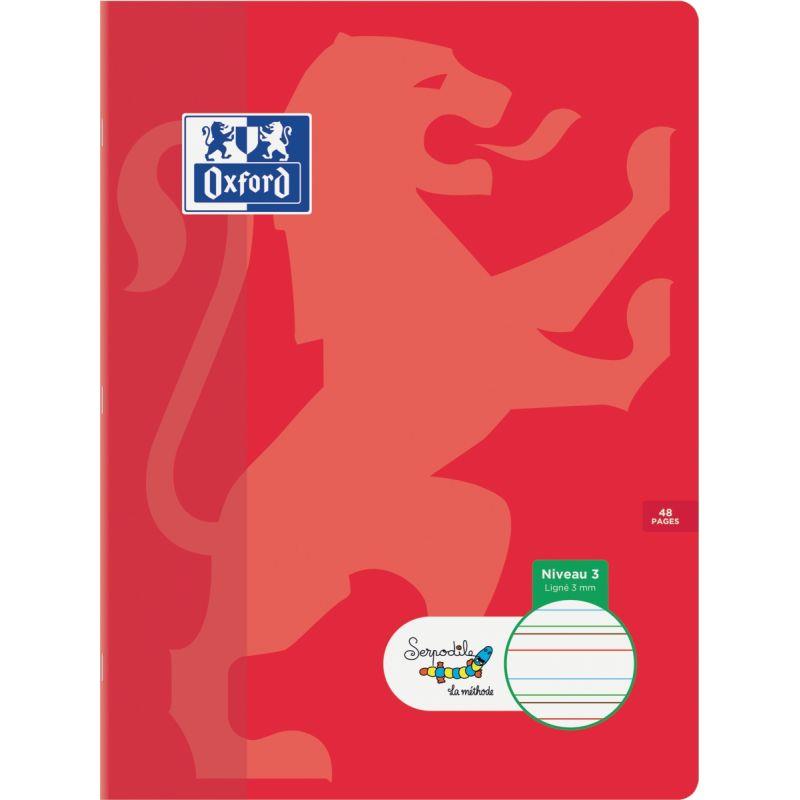 Ref. 58418, Cahier DYS format 24x32, 48 pages interligne 3 mm, marque SERPODILE