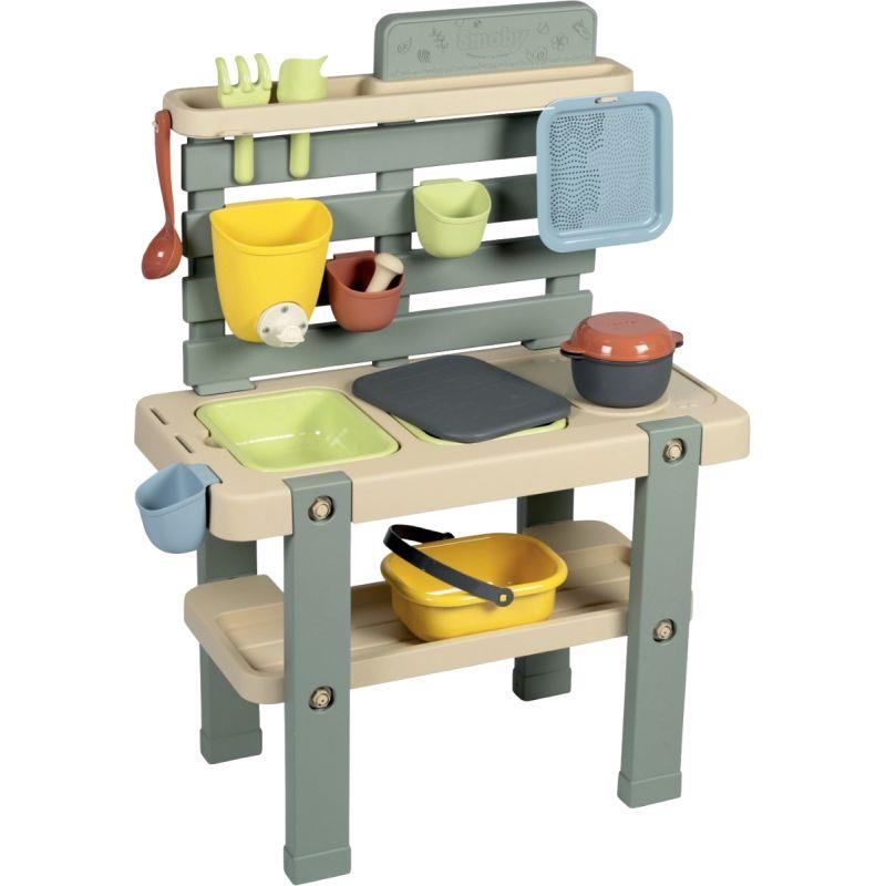 Ref. 58457, Cuisine extérieure SMOBY en plastique recyclé, marque SMOBY