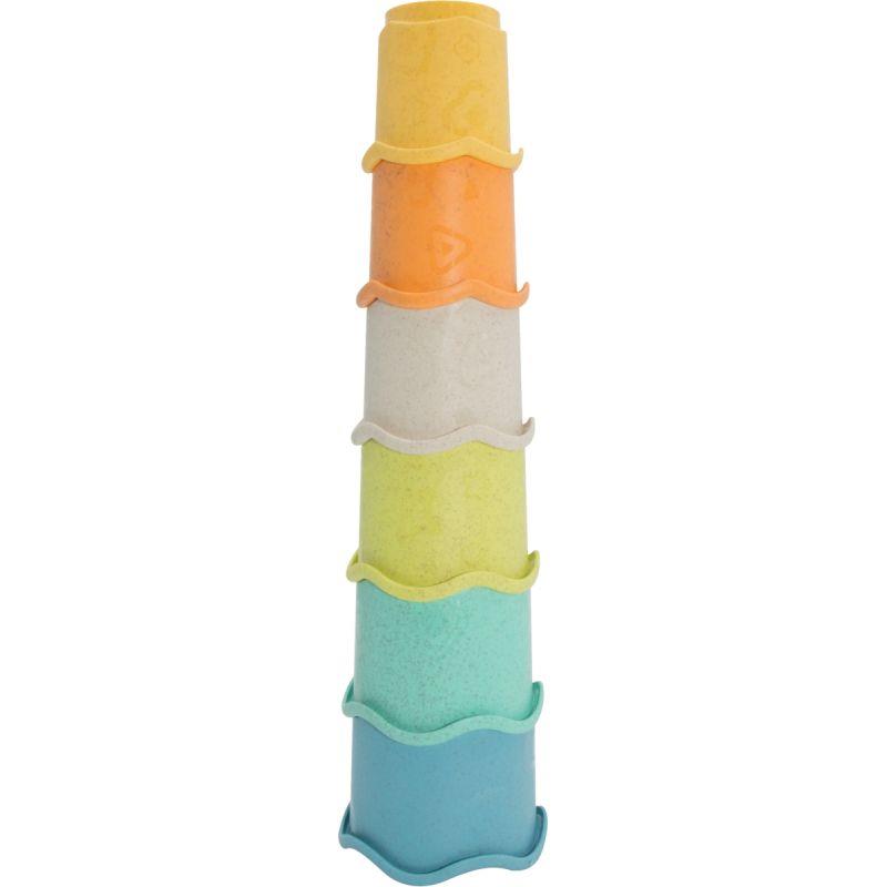 Image de  Gobelets à empiler en plastique recyclé, 6 pièces 