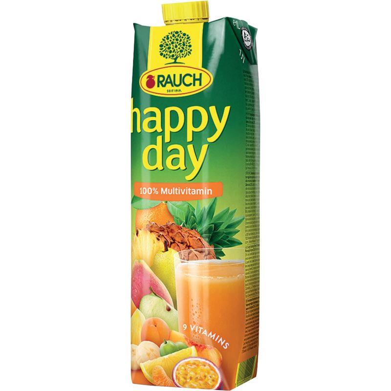 Image de  Bouteille jus multivitaminé HAPPY DAY 1L 