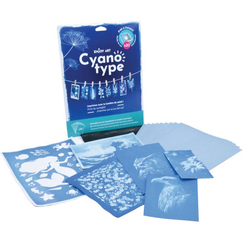 Image de  Paquet de 30 feuilles de recharge pour cyanotype format A4 