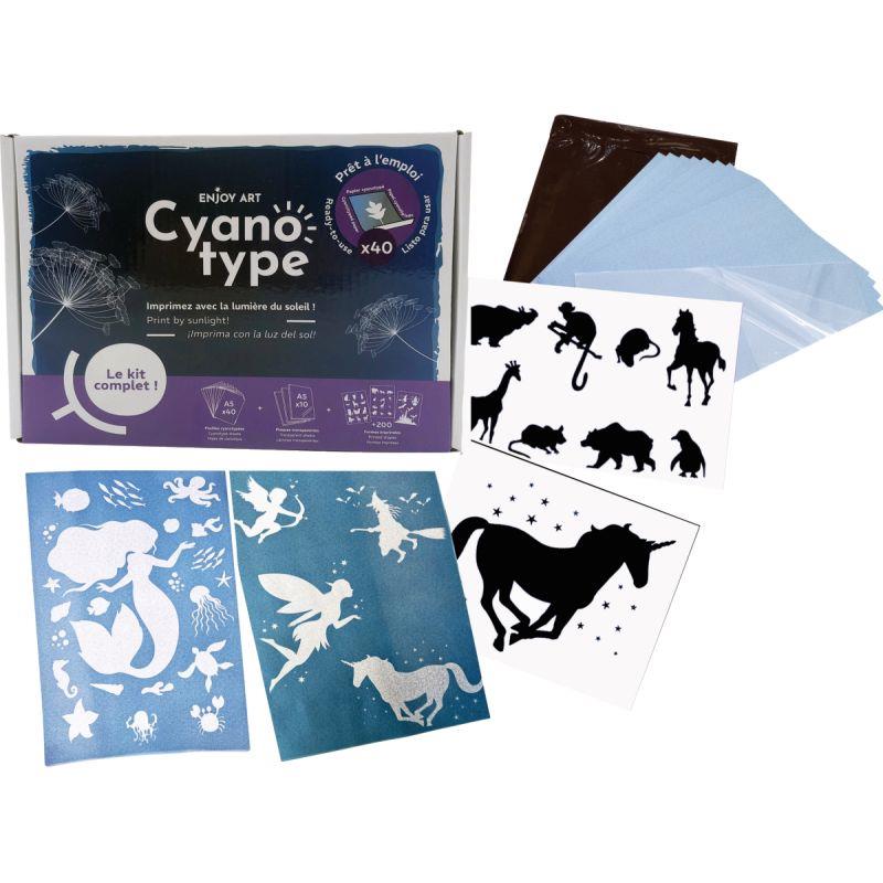 Ref. 59114, kit pack atelier cyanotype, marque N.C