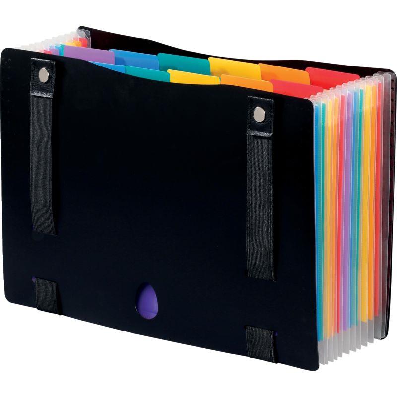 Ref. 59268, Trieur extensible RAINBOW CLASS en polypropylène avec sangles, 12 compartiments, marque VIQUEL