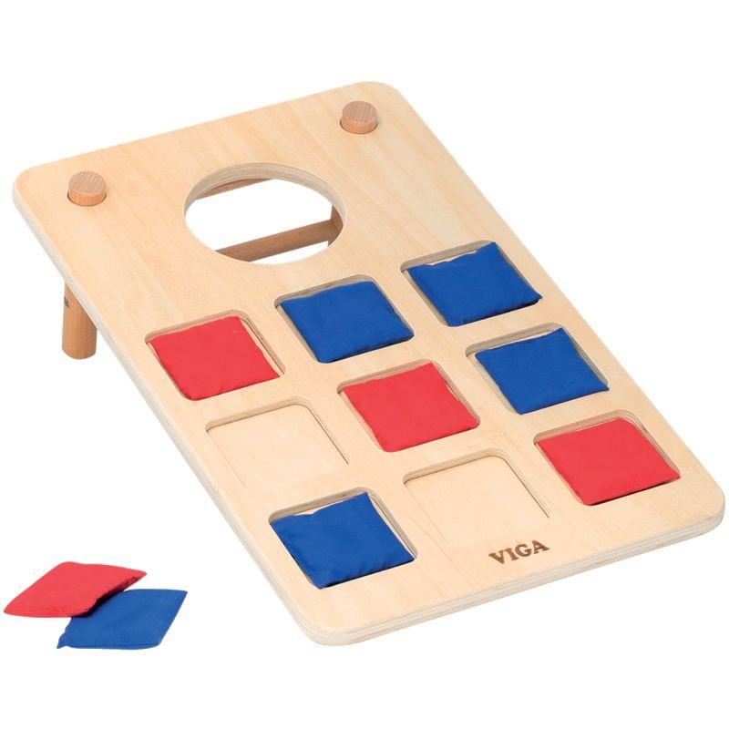 Image de  Planche de 2 jeux en bois 49.5x30cm 