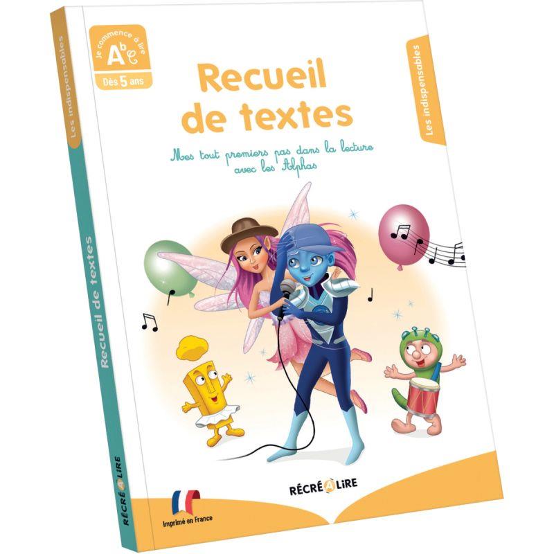Ref. 59369, Recueil de textes les Alphas, marque RECREALIRE