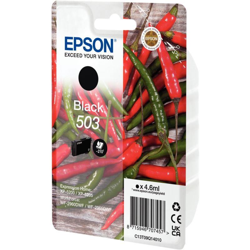 Image de  Epson PIMENT / 503 cartouche jet d''encre noire authentique (T09Q140) 