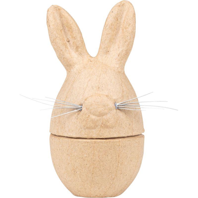 Image de  Boite oeuf pâques lapin en carton 