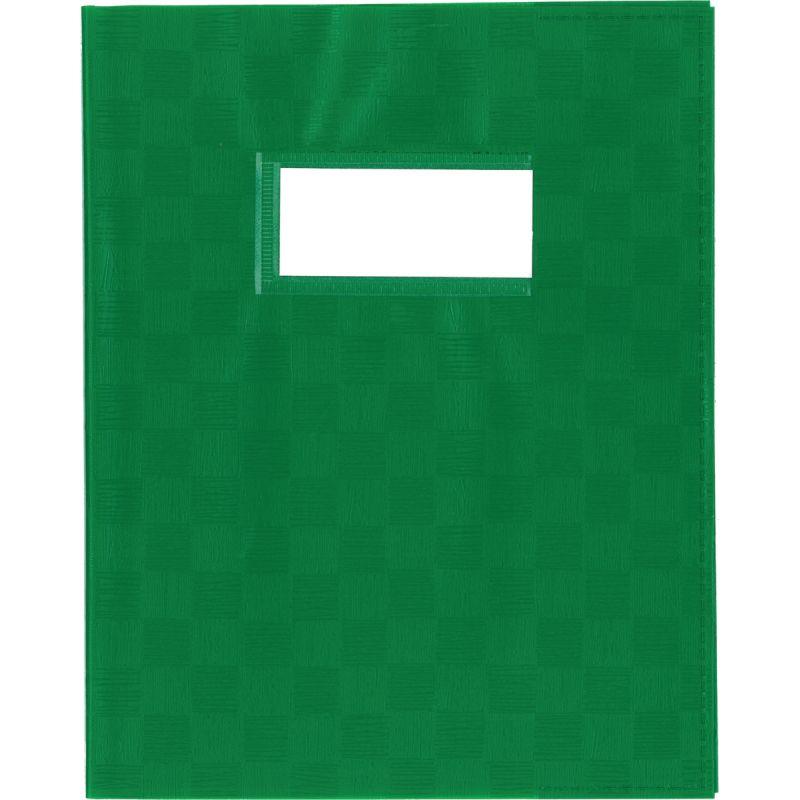 Ref. 60133, Protège-cahier PP opaque + étiquette, format A4, vert, marque AURORA