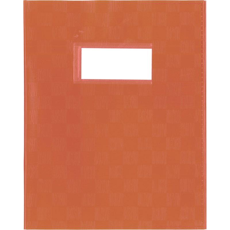 Ref. 60137, Protège-cahier PP opaque + étiquette, format A4, orange, marque AURORA