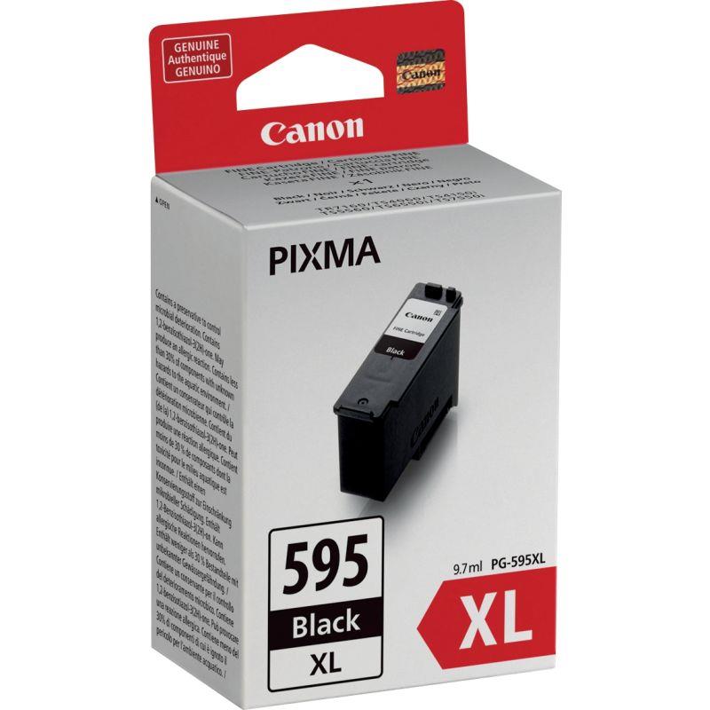 Image de  Canon 595 cartouche jet d''encre noire haute capacité authentique (PG-595XL) 