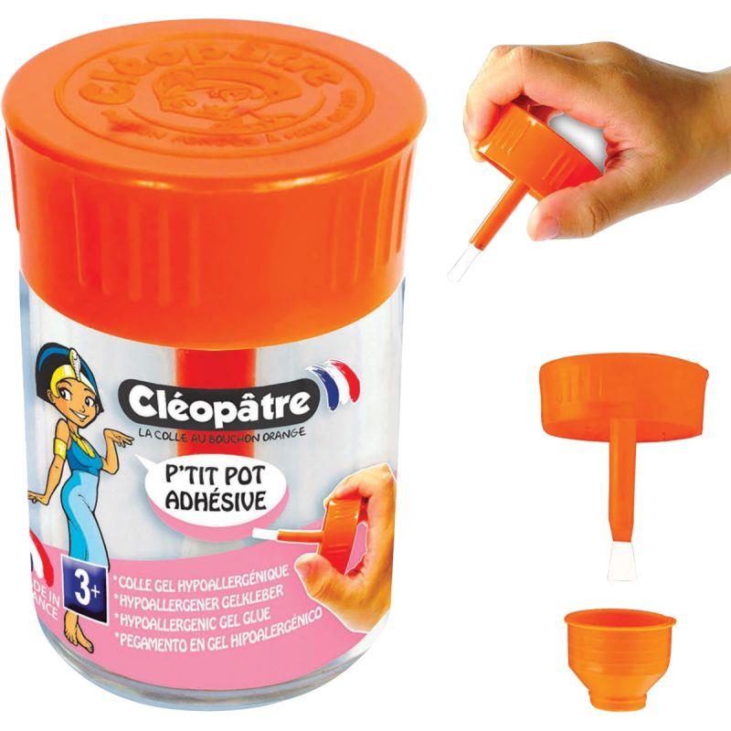 Image de  Petit pot adhésive hypoallergénique 50 gramme + pinceau 