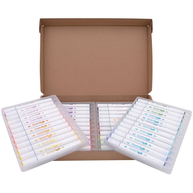 Ref. 60324, Schoolpack de 48 marqueurs Graph It assortis, marque N.C