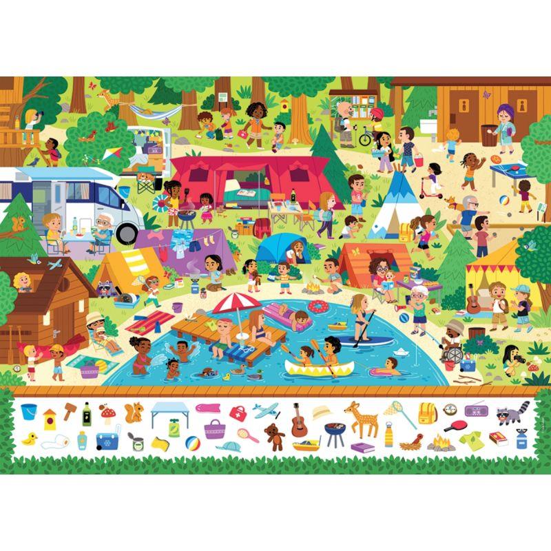 Image de  Puzz observ 100pcs au camping 